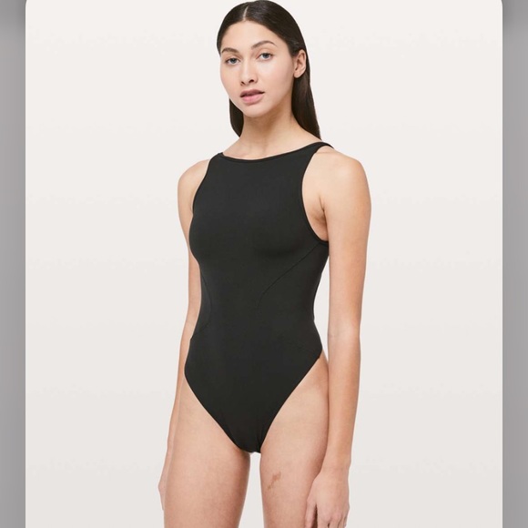 lululemon athletica Tops - Lululemon real feel bodysuit open back thong